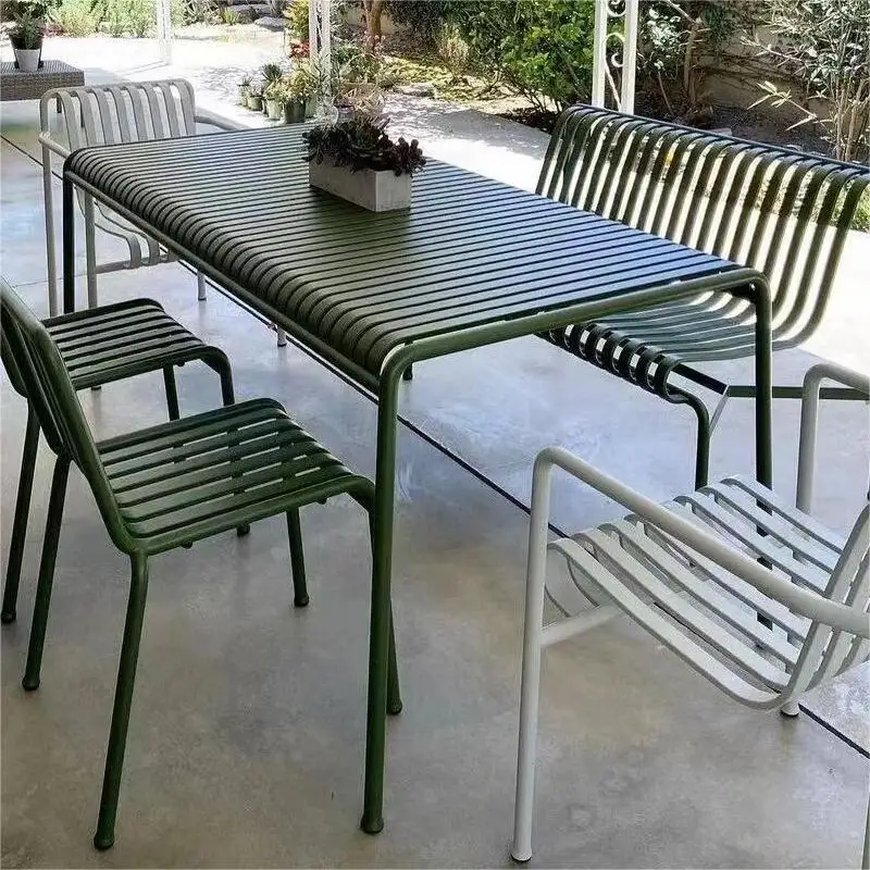 Wrought iron modern simple bal - Outdoor Furniture For Cafe recension och pris