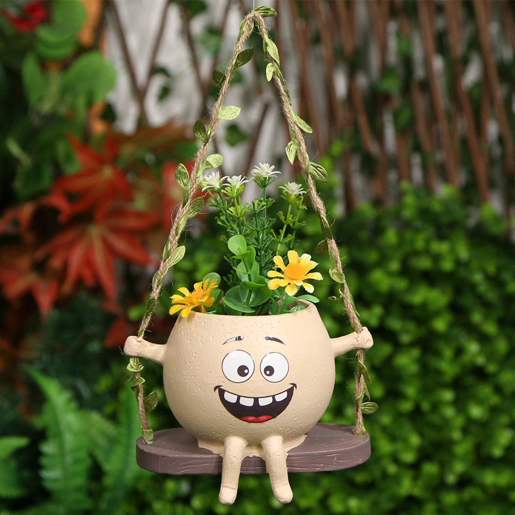 Chair/Swing Smile Face Planter - Garden Swing Chair recension och pris