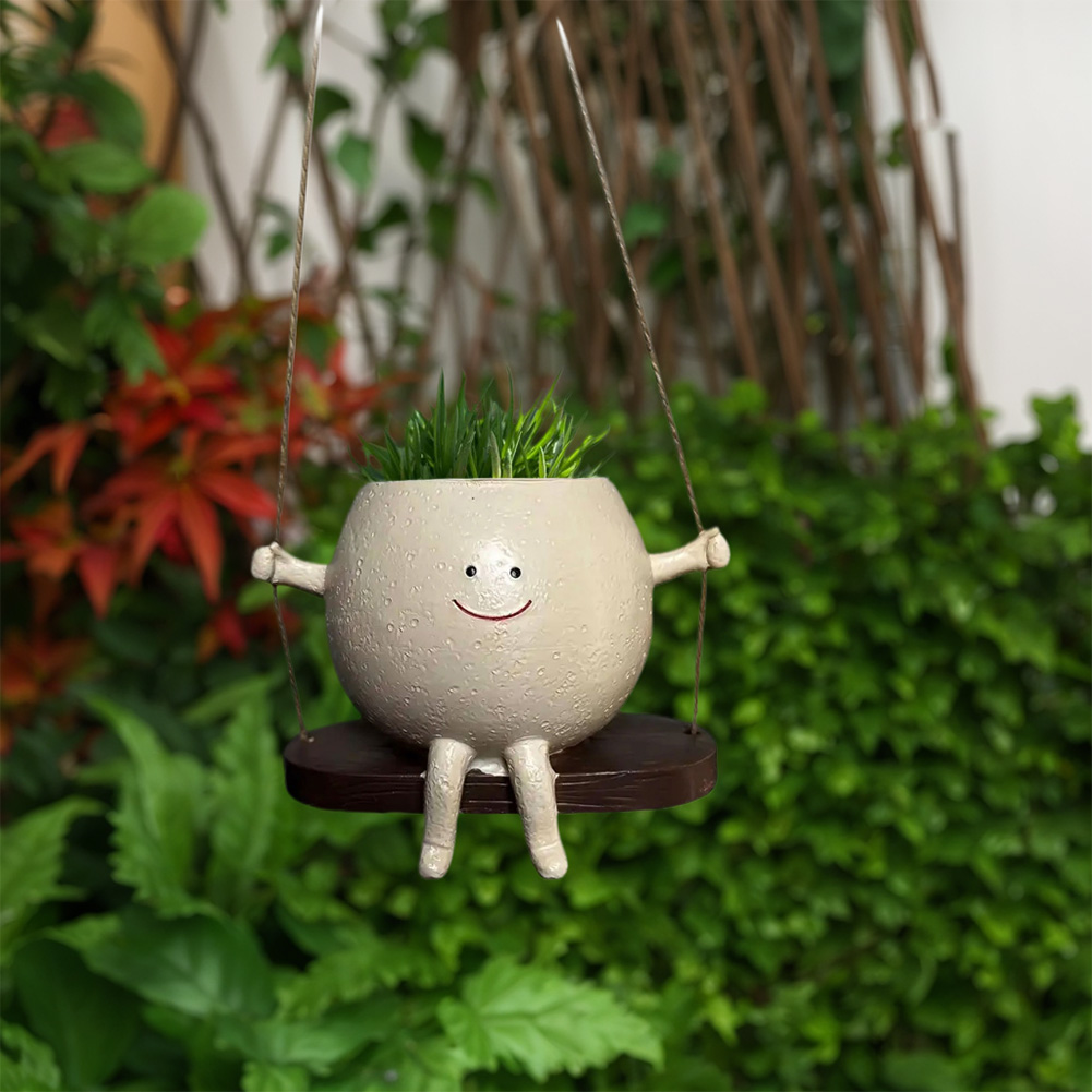 Chair/Swing Smile Face Planter - Garden Swing Chair recension och pris