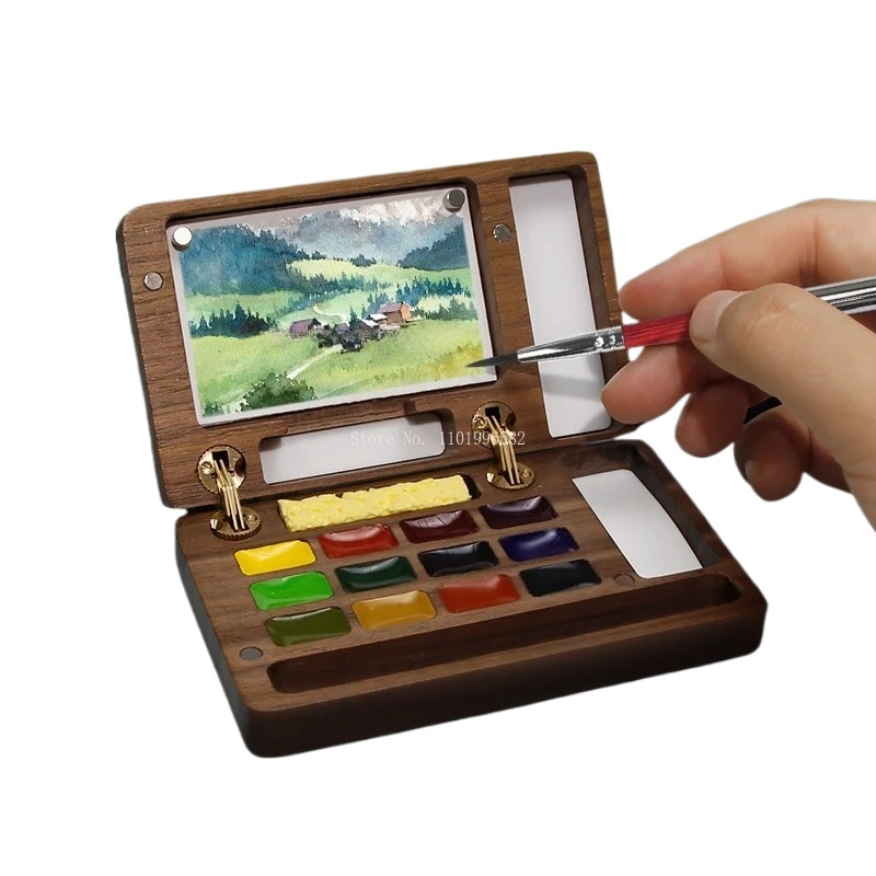 Travel Painting Box Solid Wood - Outdoor Furniture Paint recension och pris