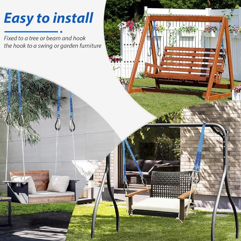 1/2Pcs Wear Resistant Metal Ho - Garden Swing Chair recension och pris