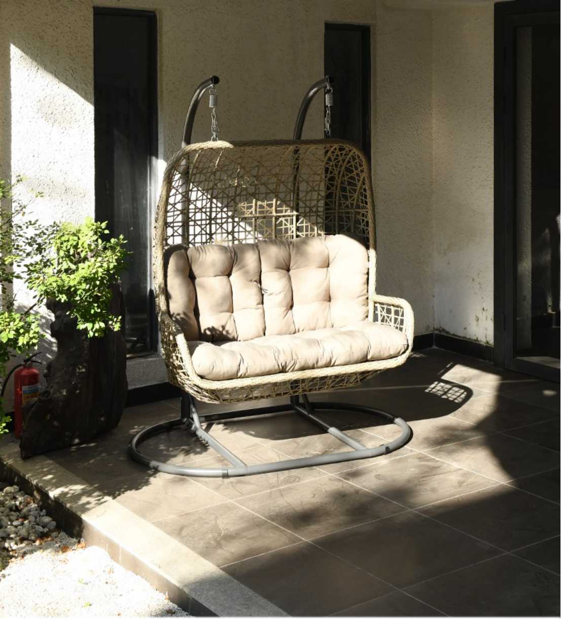 Garden Patio Outdoor Double Ch - Garden Swing Chair recension och pris