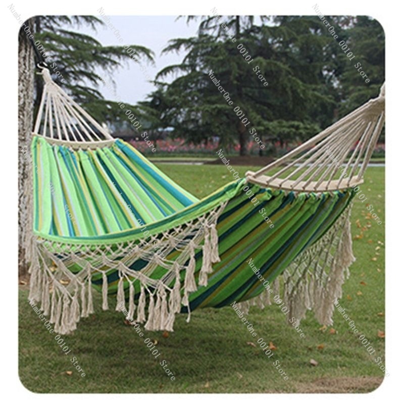 Canvas Double Hammock with Tas - Garden Swing Chair recension och pris