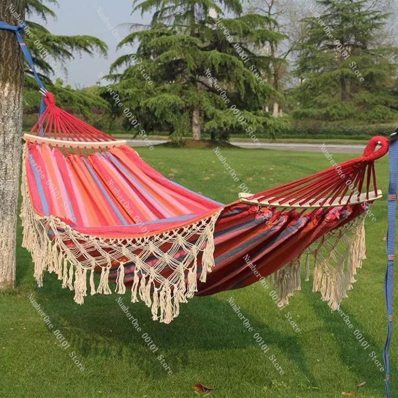 Canvas Double Hammock with Tas - Garden Swing Chair recension och pris