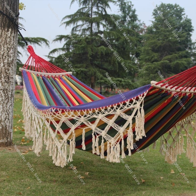 Canvas Double Hammock with Tas - Garden Swing Chair recension och pris