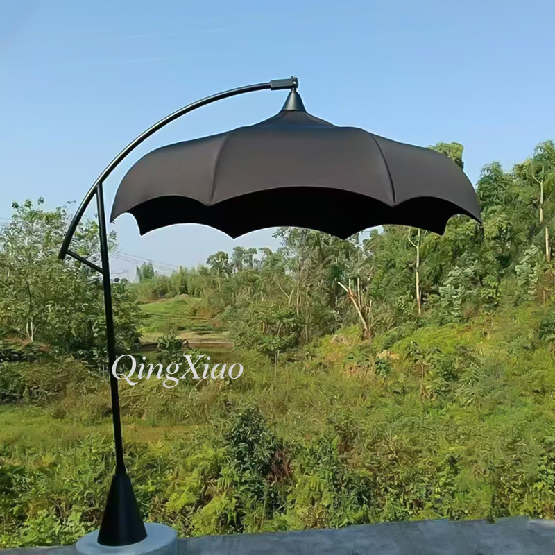 Arched Offset Cantilever Umbre - Outdoor Furniture For Cafe recension och pris