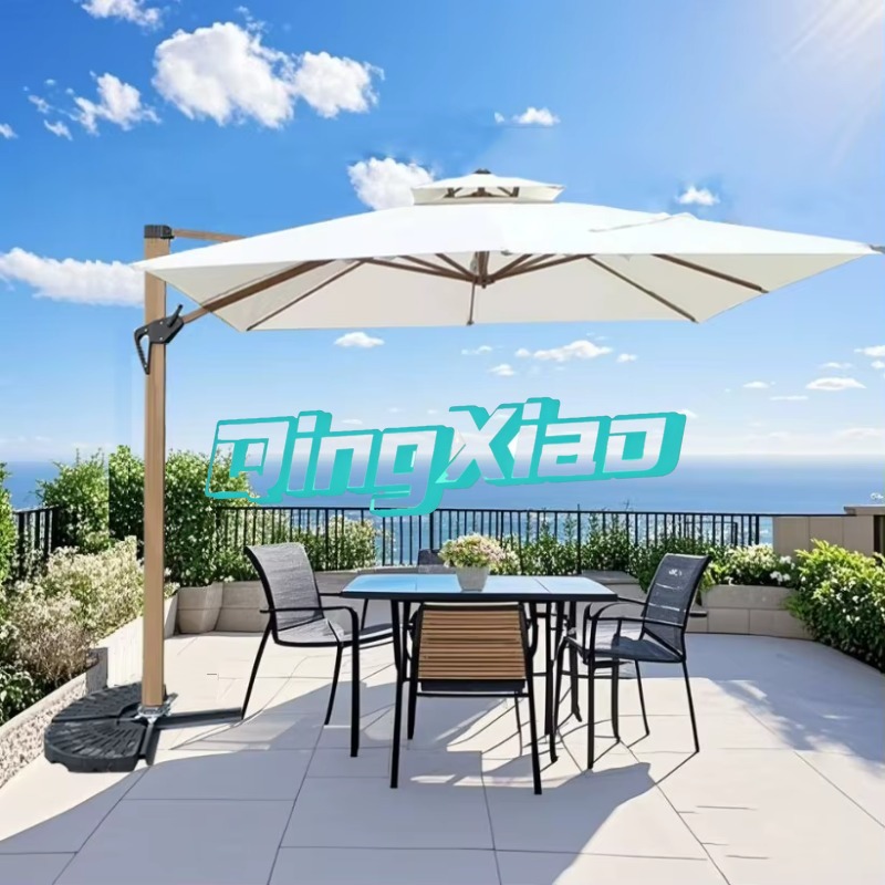 Outdoor Patio Cantilever Umbre - Outdoor Furniture For Cafe recension och pris