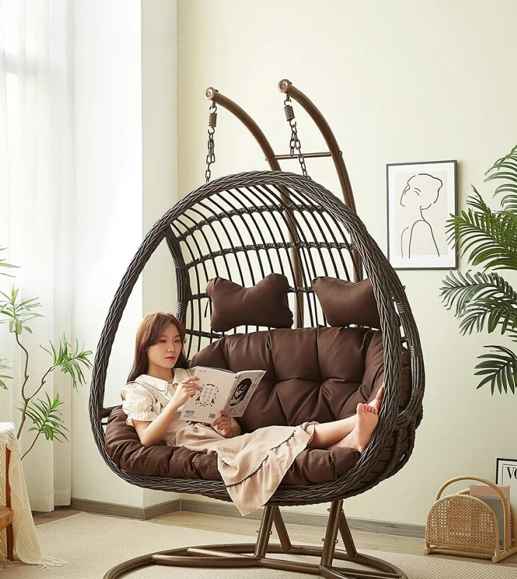 Hanging Basket Rattan Chair Sw - Garden Swing Chair recension och pris