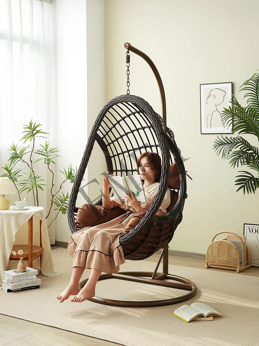 Hanging Basket Rattan Chair Sw - Garden Swing Chair recension och pris