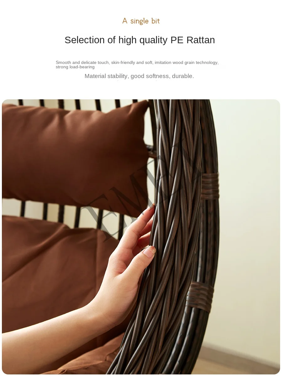 Hanging Basket Rattan Chair Sw - Garden Swing Chair recension och pris