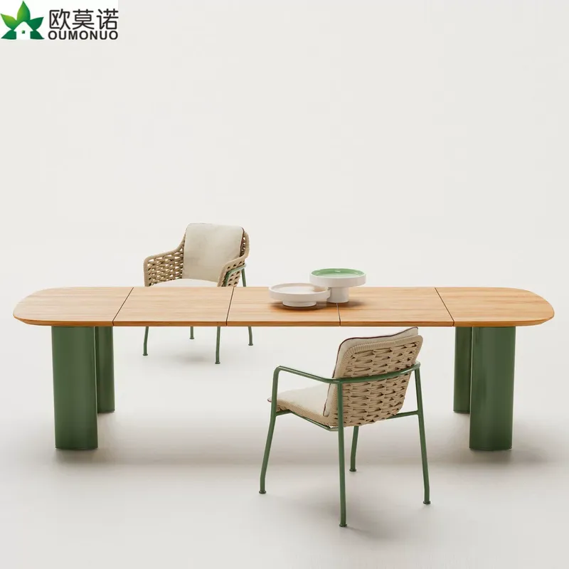 Nordic Rattan Outdoor Dining T - Outdoor Furniture For Cafe recension och pris