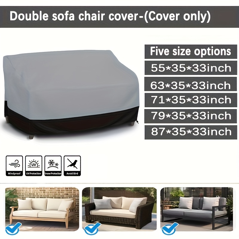 Gray 3 Seater Sofa Cover Patio - Outdoor Furniture Paint recension och pris