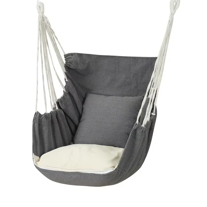 Canvas Hammock Swing Chair wit - Garden Swing Chair recension och pris