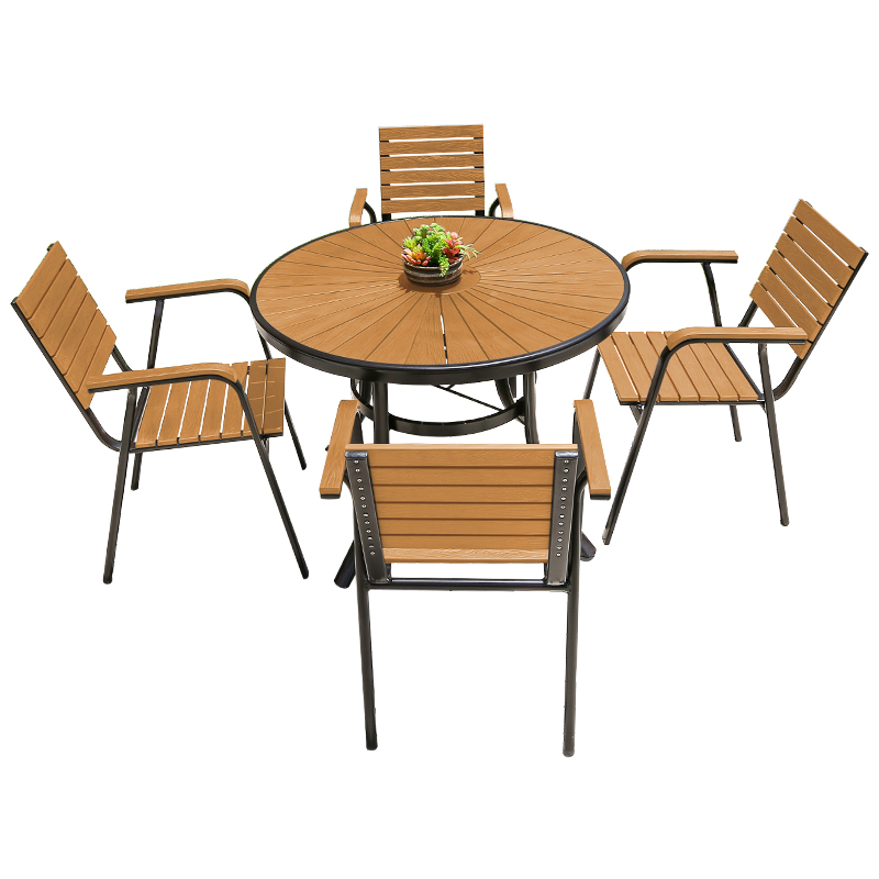 Modern Outdoor Round Dining Ta - Outdoor Furniture For Cafe recension och pris