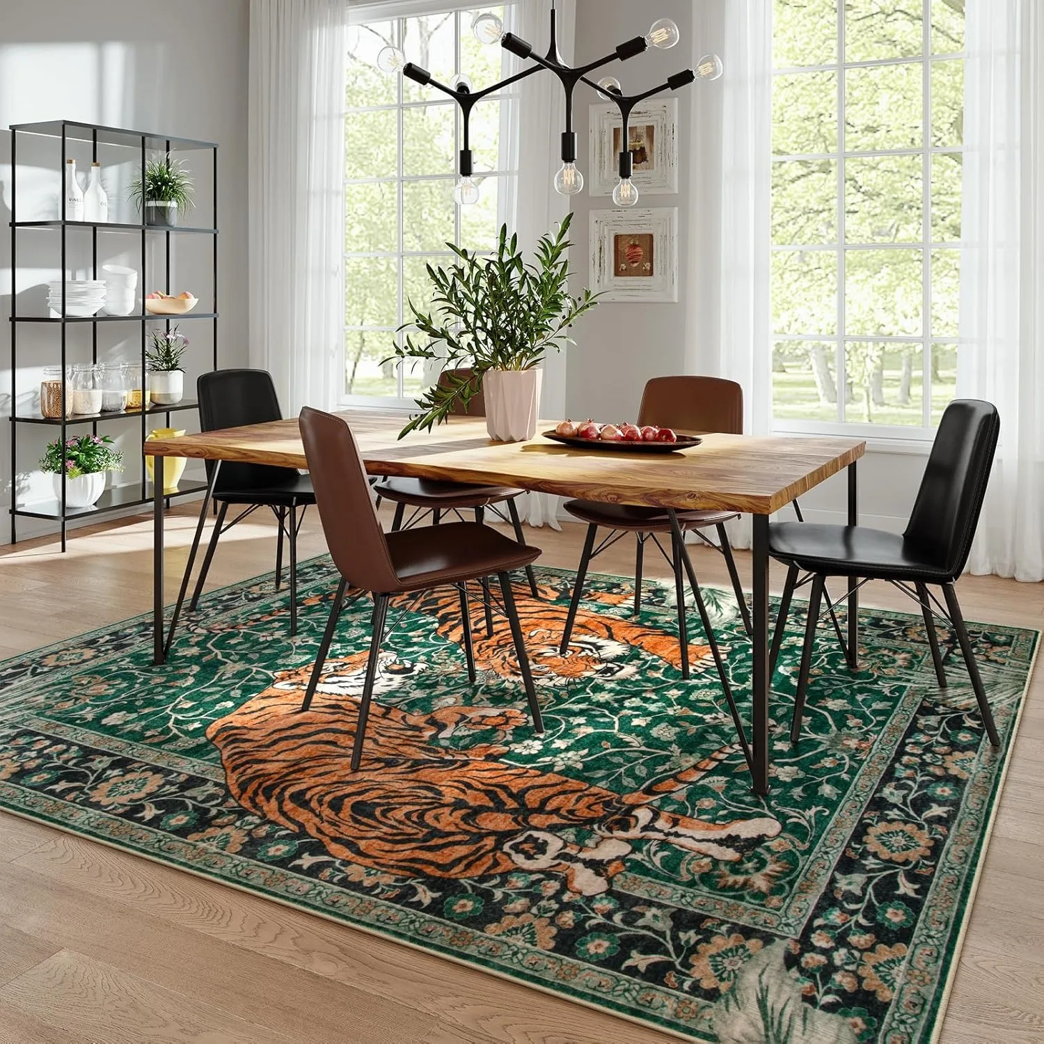 Jungle Tiger Rug for Living Ro - Outdoor Furniture For Cafe recension och pris
