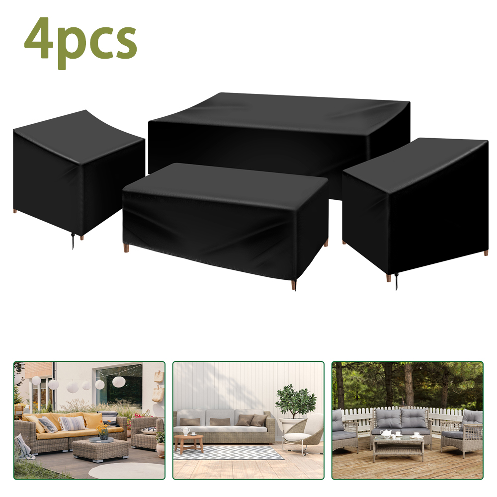 4Pcs Patio Furniture Cover Set - Outdoor Furniture Varnish recension och pris